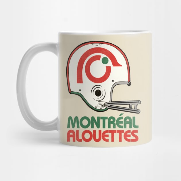 Defunct Montreal Alouettes Football Team Helmet by Defunctland